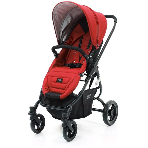 фото Прогулочная коляска valco baby snap 4 ultra, fire red, цвет шасси: черный