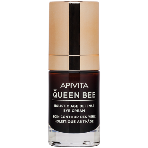 Apivita крем комплексный уход против старения для кожи вокруг глаз Queen Bee Holistic Age Defense eye cream, 15 мл
