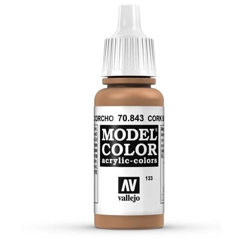 Краска 70843 Vallejo Серии Model Color - Cork Brown 17ml