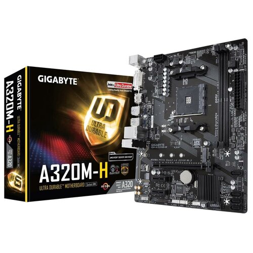 Gigabyte Материнская плата GIGABYTE GA-A320M-H rev 30 455000₽