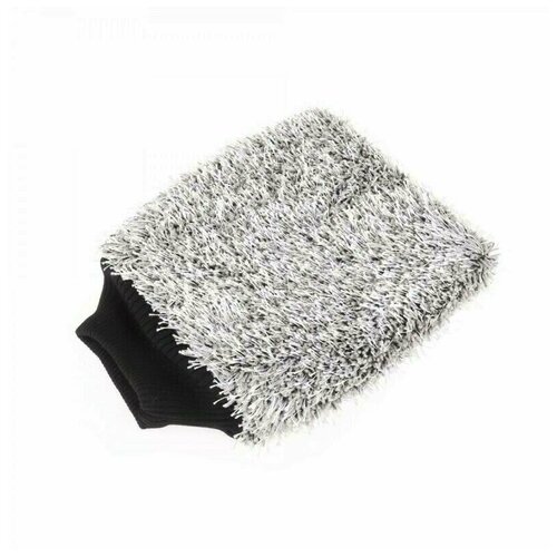 фото Рукавица для мойки кузова профессиональная, серая purestar double twist wash mitt, 21х28см