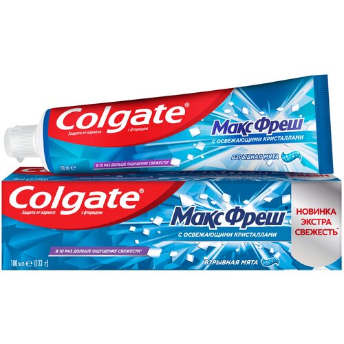 Купить Colgate Макс Фреш Взрывная Мята освежающая зубная паста, 50 мл, Зубная паста