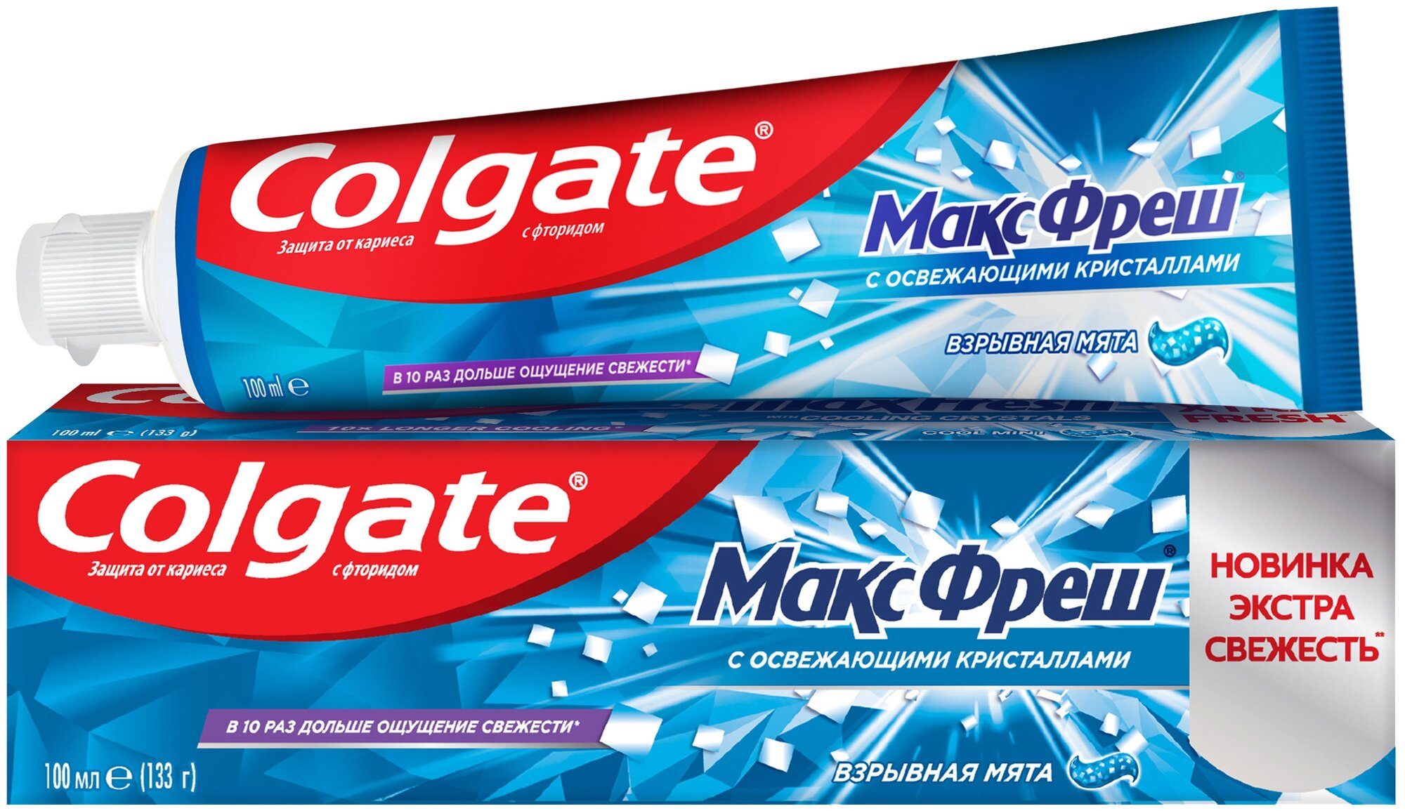 Зубная паста Colgate МаксФреш Взрывная Мята, 100 мл