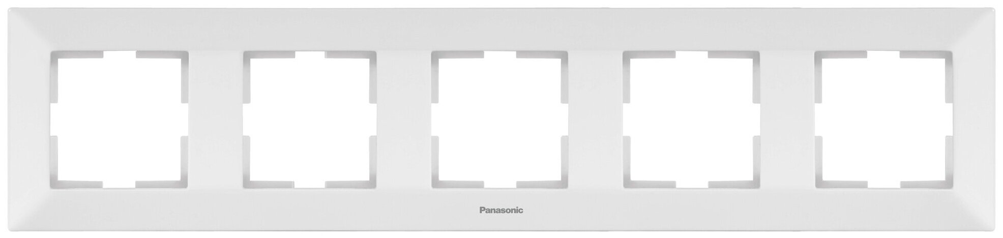 Рамка Panasonic Arkedia (WMTF08052WH-RU) 5x гориз. мон. пластик белый (упак:1шт)