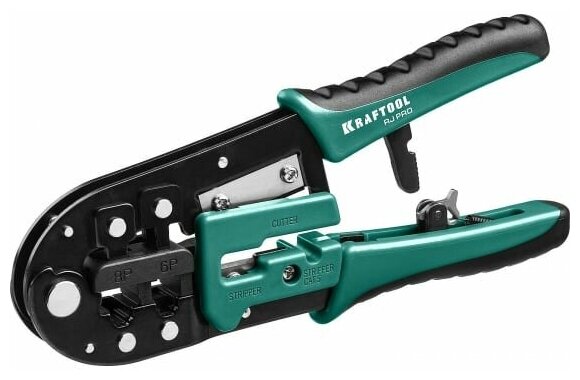 Кримпер KRAFTOOL RJ-Pro универсальный, RJ45, RJ11/RJ12 22698