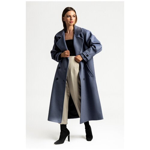 фото Пальто женское демисезонное оверсайз dreamwhite о005-12, размер 48, цвет черный dr 67