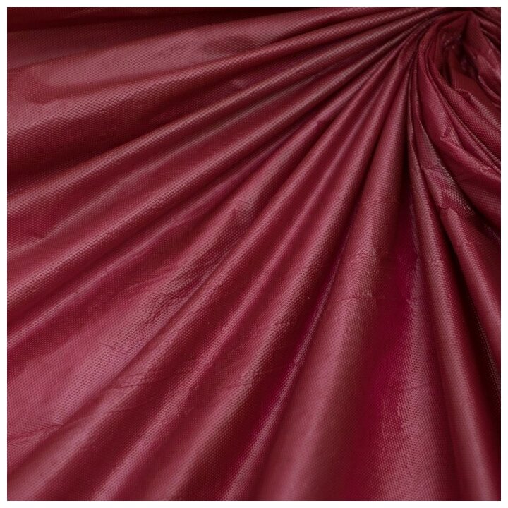 Скатерть для дачи Хозяюшка Радуга, цвет бордо 137×274 см - фотография № 2