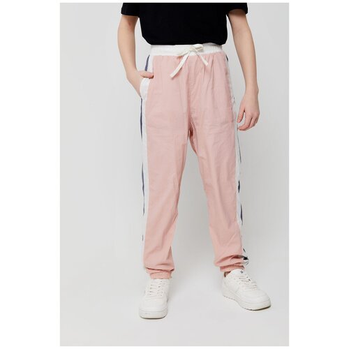 Нейлоновые брюки на трикотажной подкладке Sela 1802051527 Розовый 134 розового цвета