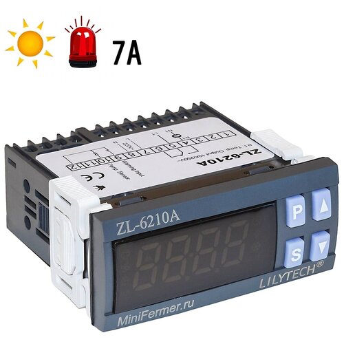 Терморегулятор LILYTECH ZL-6210A (7А)