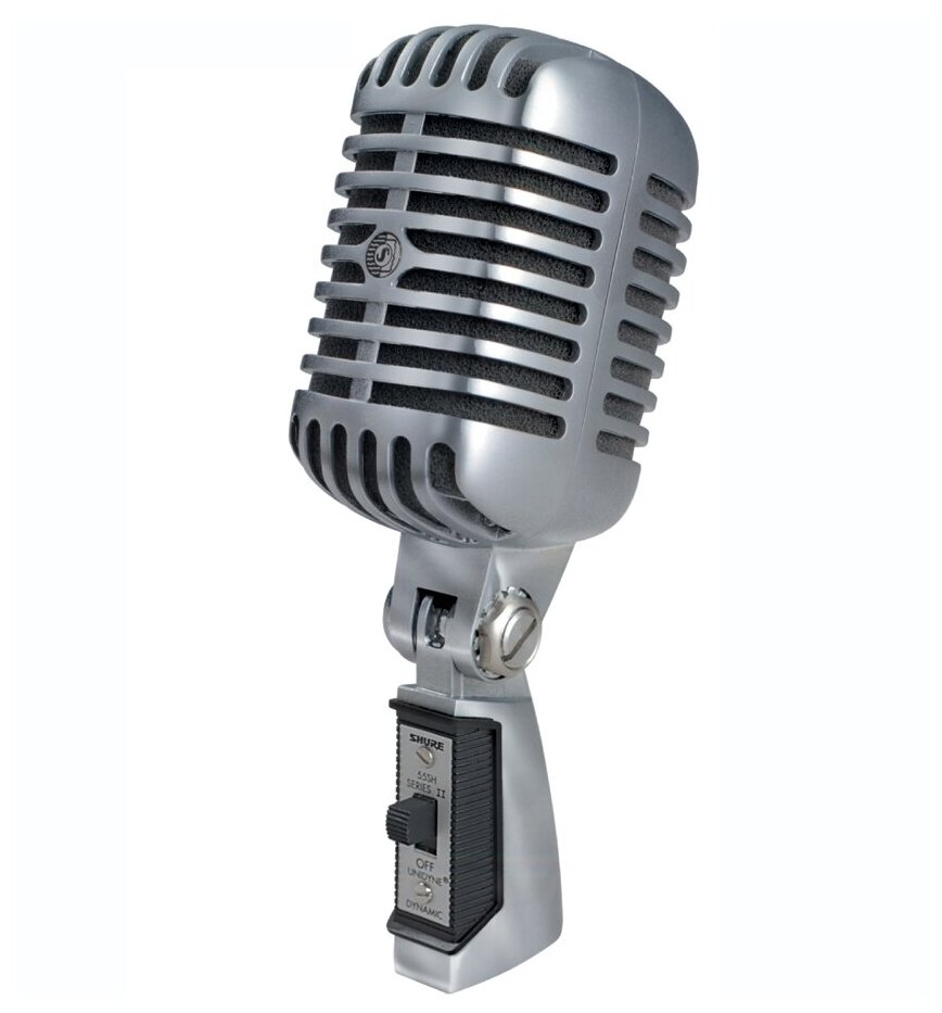 Shure 55SH II, разъем: XLR 3 pin (M), серебристый