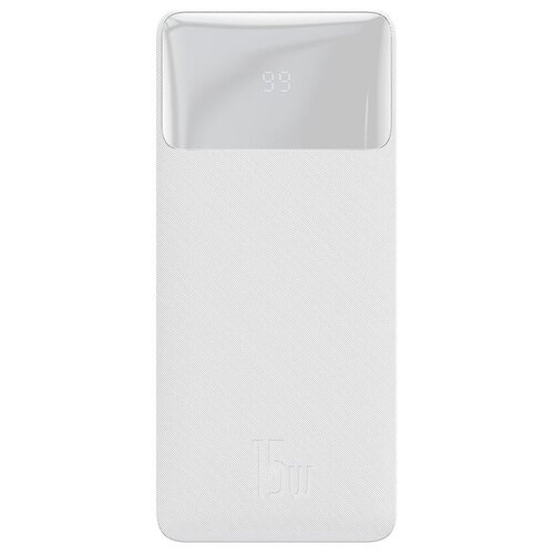 Внешний аккумулятор Baseus Bipow Digital Display Power Bank 30000mAh 15W White PPDML-K02 291500₽