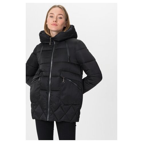 фото Демисезонная куртка с утеплителем из био-пуха el_w60603 elardis черный черный 46 м женский однотонный