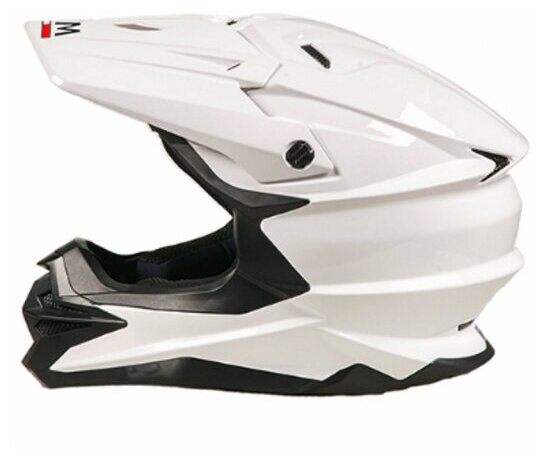 AiM Шлем кроссовый JK803 White Glossy M