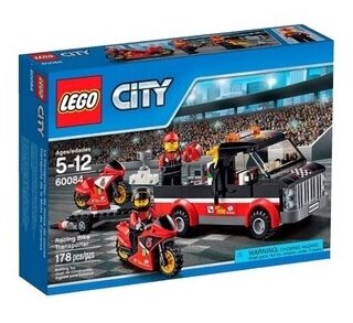 Конструктор LEGO City 60084 Перевозчик гоночных мотоциклов