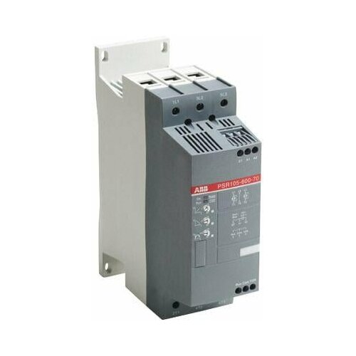 Софтстартер PSR85-600-70 45кВт 400В ABB 1SFA896114R7000, 1шт устройство плавного пуска 4kw 400в 100 240в ac psr9 600 70 код 1sfa896105r7000 abb 1шт