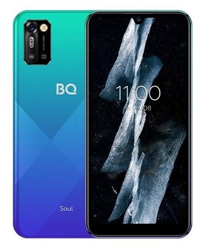 Смартфон BQ 6051G Soul 1/16 ГБ, 2 SIM, ocean blue