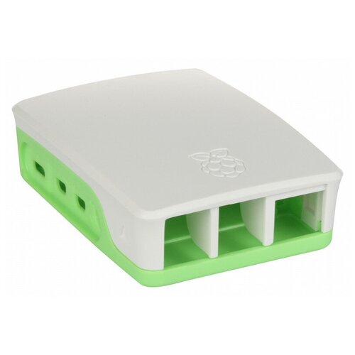 Корпус Qumo ABS Plastic, Raspberry Pi 4, White+Green(RS031) RS031 .