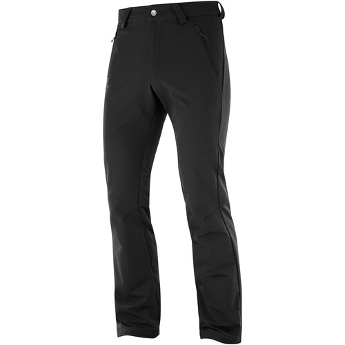 фото Брюки salomon wayfarer warm straight pa black мужские, цвет чёрный, размер 50