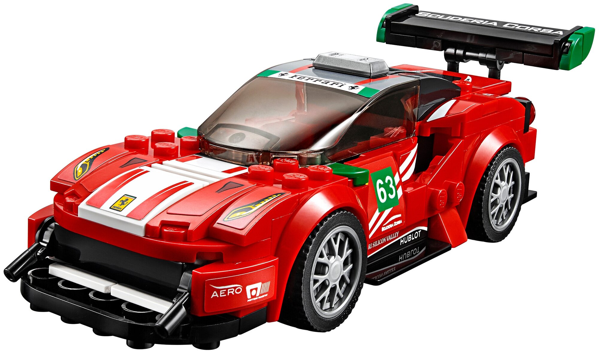 Конструктор LEGO Speed Champions Ferrari 488 GT3 Scuderia Corsa, 179 деталей (75886) - фото №14