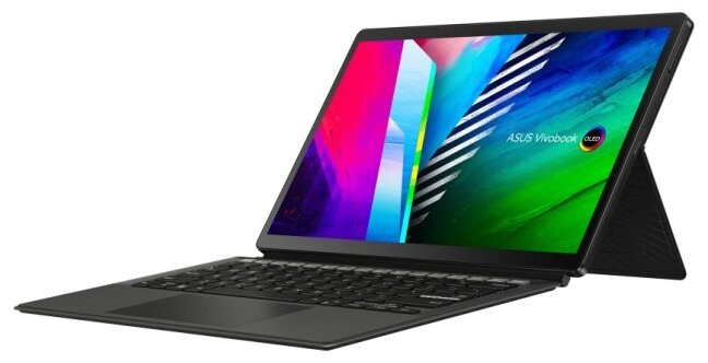 133 Ноутбук ASUS Vivobook 13 Slate OLED T3300KA-LQ081W 1920x1080 Intel Pentium Silver N6000 11 ГГц RAM 8 ГБ SSD 256 ГБ Intel UHD Graphics Windows 11 Home 90NB0VC2-M008B0 черный