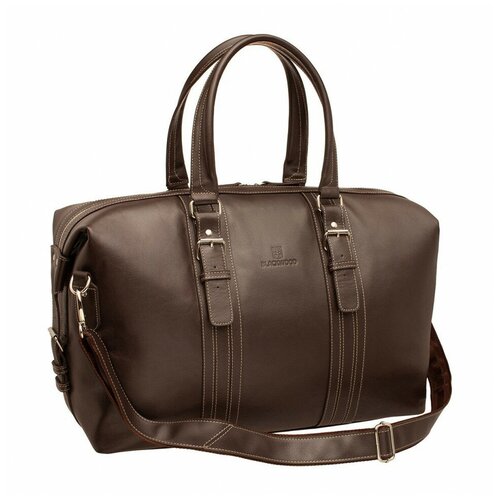 фото Мужская кожаная дорожная сумка blackwood albion brown 1859902
