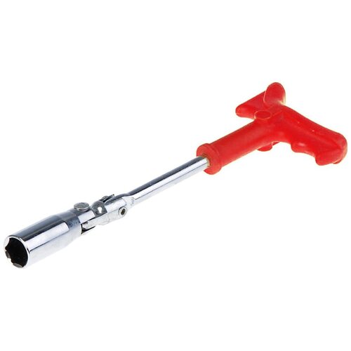 Ключ свечной Tundra Basic, с карданным шарниром, 1526552, 16 мм тестер для проверки свечей зажигания автомобиля линейный диагностический инструмент для проверки двигателя автомобиля