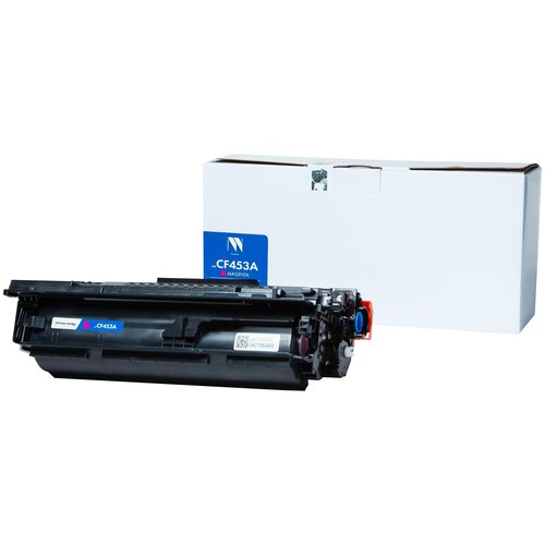 Картридж лазерный NV PRINT (NV-CF453A) для HP LJ M652/M653/M681/M682, пурпурный, ресурс 10500 страниц, NV-CF453AM картридж solution print sp c 718m пурпурный для лазерного принтера совместимый
