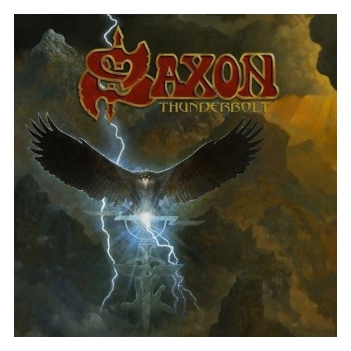 hotel 5 half moon silver винтажная виниловая пластинка lp винил Виниловые пластинки, Silver Lining Music, SAXON - Thunderbolt (LP)