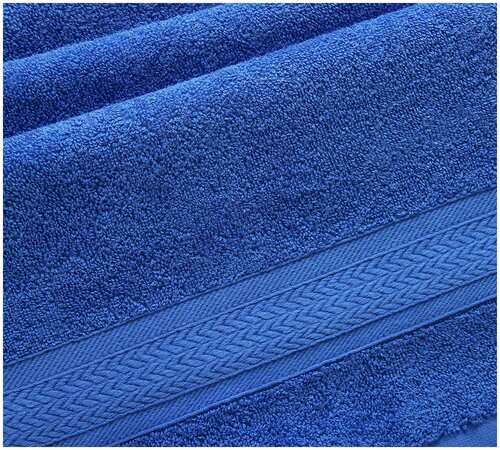 Текс-Дизайн Махровое полотенце Утро синий (50х90)