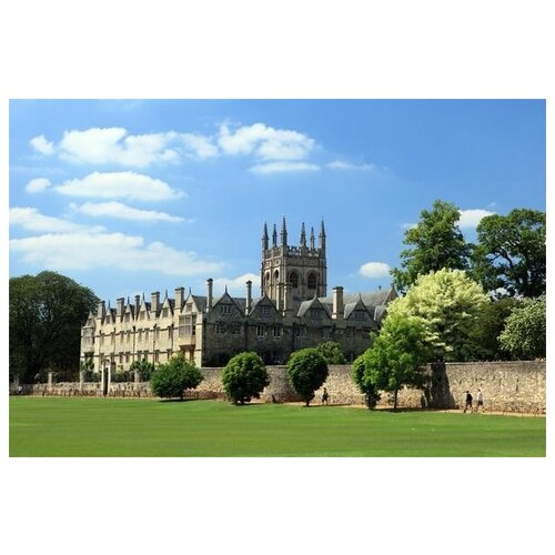 фото Постер на холсте замок (castle) №28 90см. x 60см. твой постер