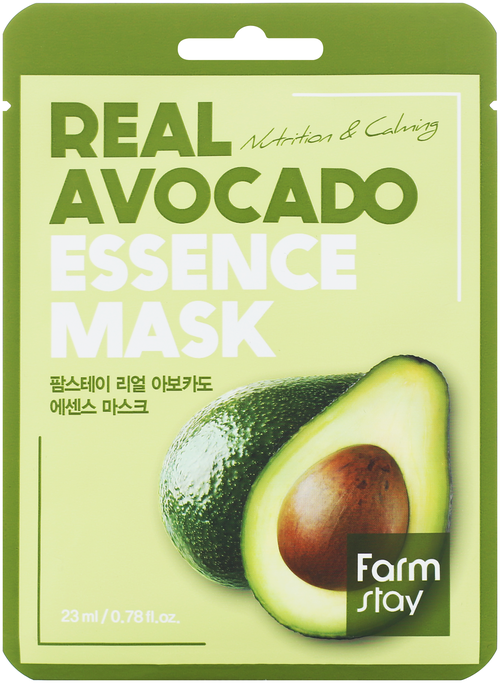 Farmstay Real Avocado Essence Mask маска с экстрактом авокадо, 23 мл