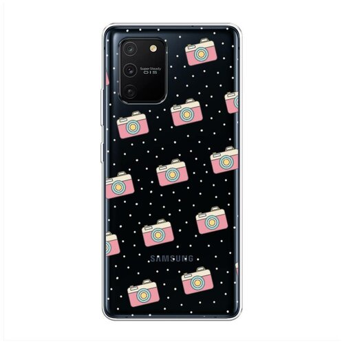 фото Силиконовый чехол "фотоаппарат фон" на samsung galaxy a91 / самсунг галакси а91 case place