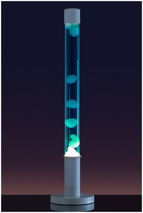 Напольная Лава лампа Amperia Falcon Белая/Синяя (76 см)