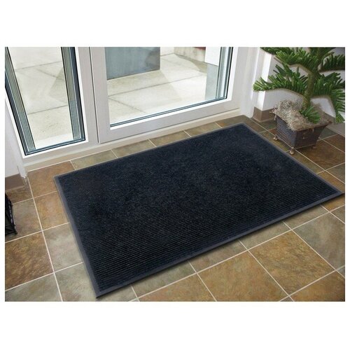 фото Коврик влаговпитывающий blabar tuff lux, 120х150 см, цвет чёрный blabar . yandex market