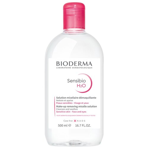 Купить Вода мицеллярная для нормальной и чувствительной кожи лица Н2О Sensibio Bioderma/Биодерма 100мл, NAOS, Bioderma