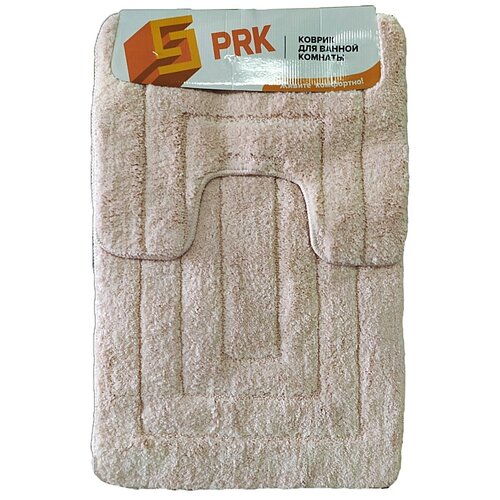 Набор ковриков для ванной PR & K Polystar 60х100 50х60см из микрофибры 2пр коралловый