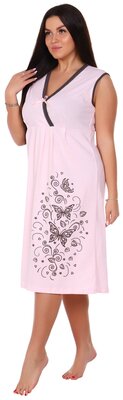 Сорочка  Трикотажные сезоны, размер 44, розовый