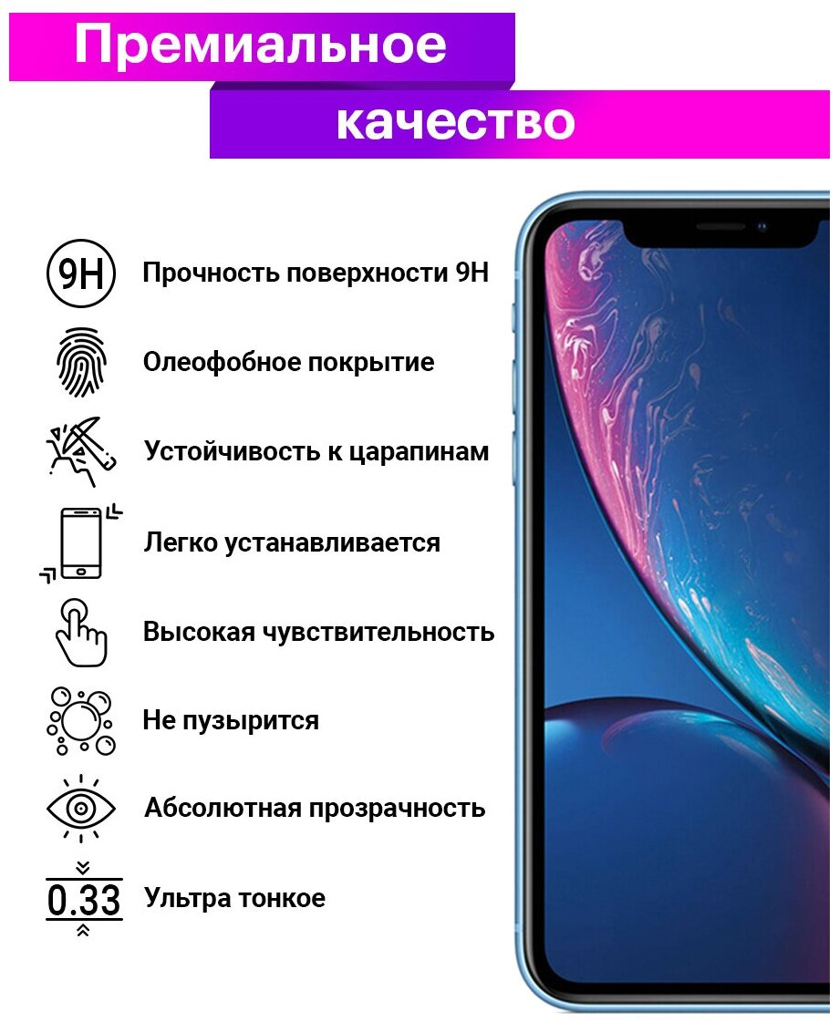 Полноэкранное защитное стекло на телефон Apple iPhone 6 и 6S ...