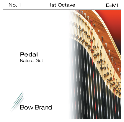 Струна E1 для арфы Bow Brand Pedal Natural Gut PS-01E1