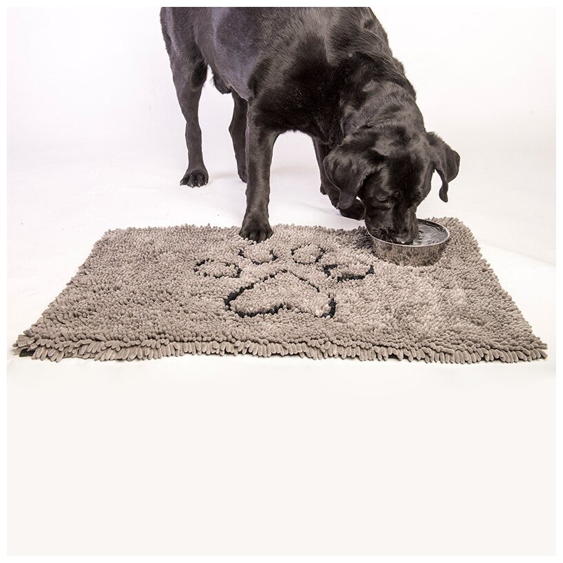 ДоГГон смарт коврик д/собак супервпитывающий Doormat L, 66*89см, серый - фотография № 7