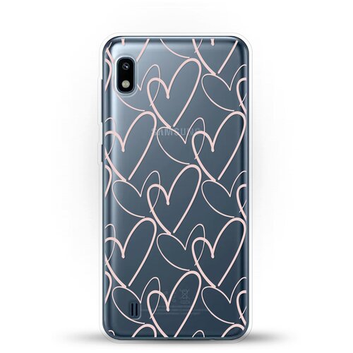 фото Силиконовый чехол сердца на samsung galaxy a10 andy & paul