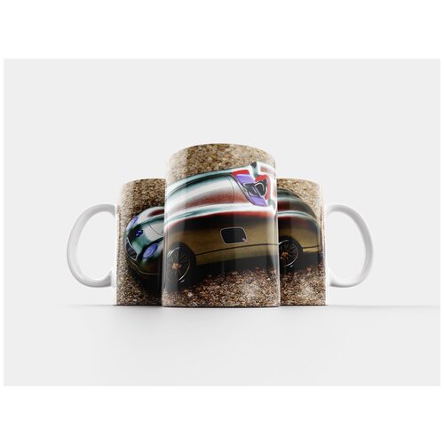 фото Кружка "автомобиль, серебро, лист" 320 мл lotsprints