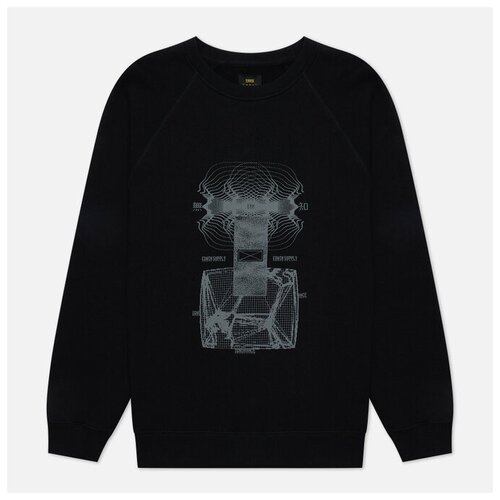 фото Мужская толстовка edwin ignorance чёрный , размер l