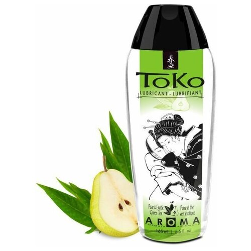 Интимный гель TOKO Pear & Exotic Green Tea с ароматом груши и зеленого чая, Shunga, 165 мл shunga интимный гель toko lustful litchee с ароматом личи 165 мл