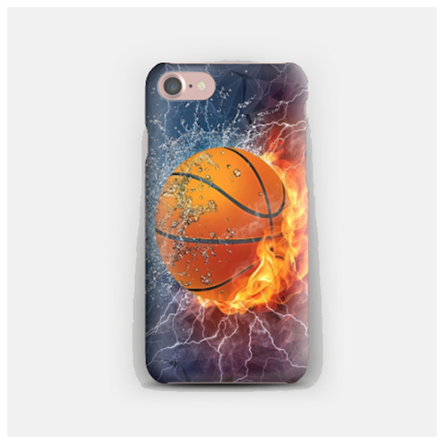 фото Силиконовый чехол баскетбол на apple iphone 7 plus/ айфон 7 плюс xcase