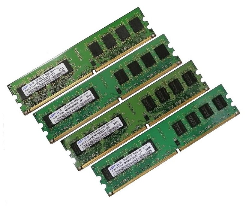 ОЗУ Dimm 4Gb PC2-6400(800)DDR2 Samsung M378T2953EZ3-CF7 (Kit 4x1Gb)