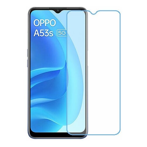 Oppo A53s 5G защитный экран из нано стекла 9H одна штука