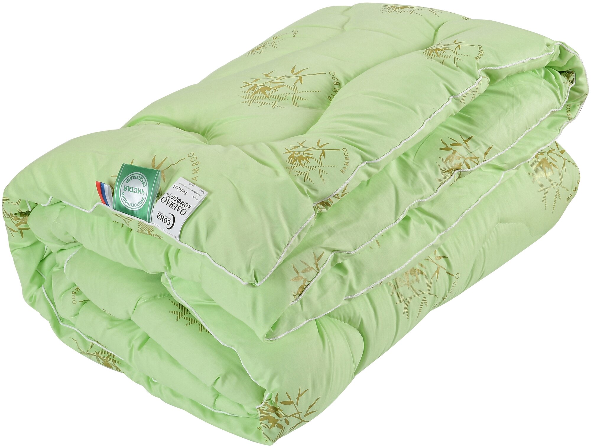Одеяло 1,5 спальное Бамбук Зимнее 140х205