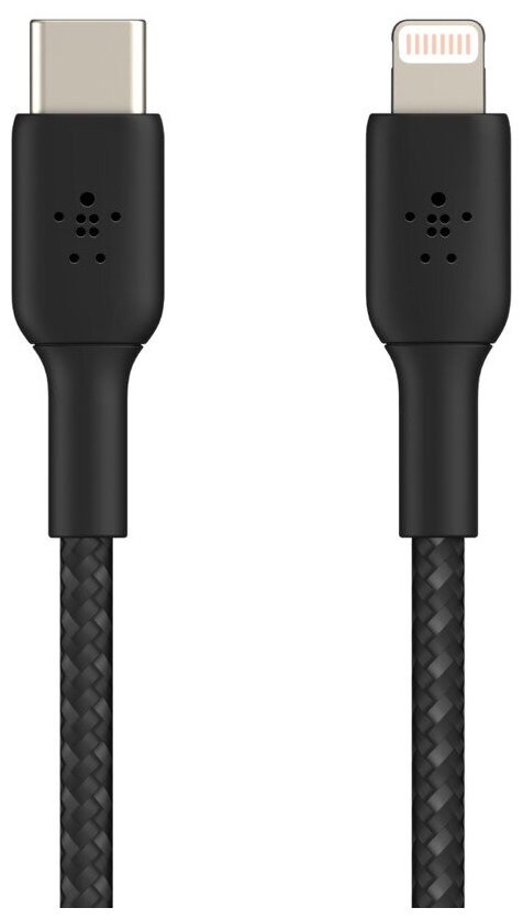 Кабель Belkin Кабель Belkin Lightning/USB-C, 2м, нейлон, черный