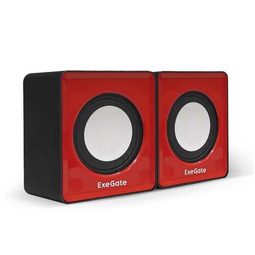 Акустическая система 2.0 ExeGate Disco 140 Red (2х3Вт, USB, 5В, 100-20000Гц, красный)EX289920RUS